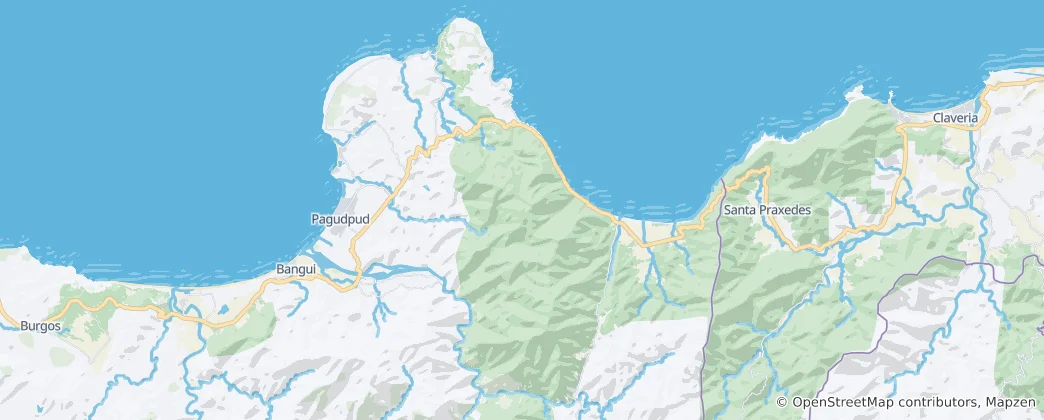 Mapa Pagudpud