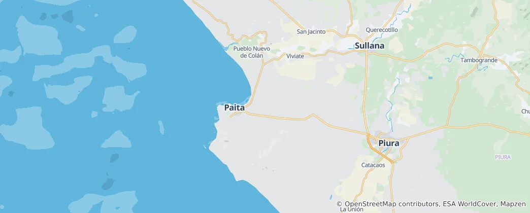 Paita Province 지도