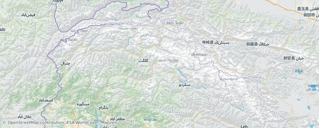 Gilgit-Baltistan — Map