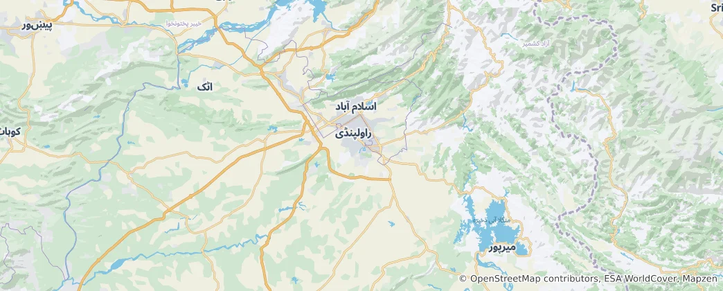 Rawalpindi District 지도