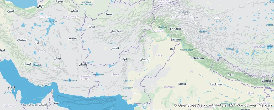 Map of Pakistan