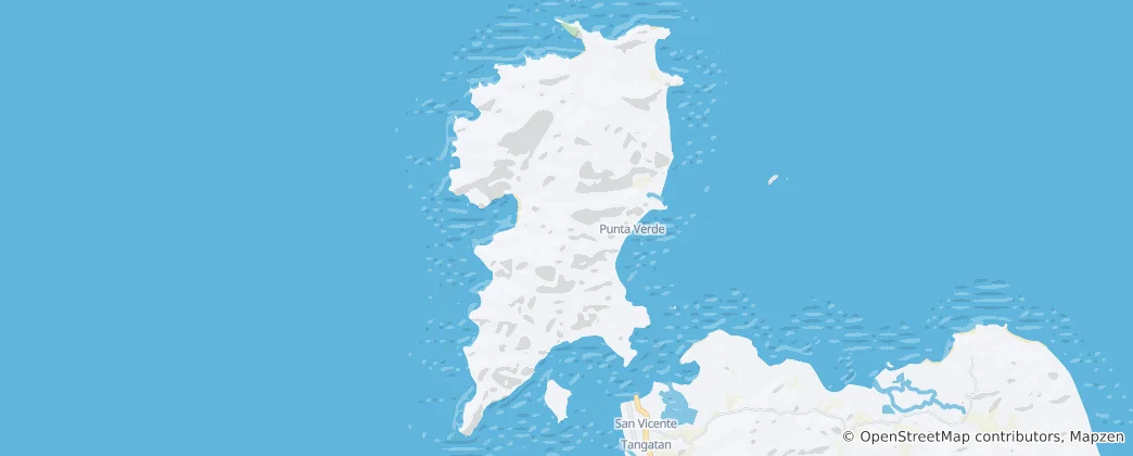 Mapa Palaui Island
