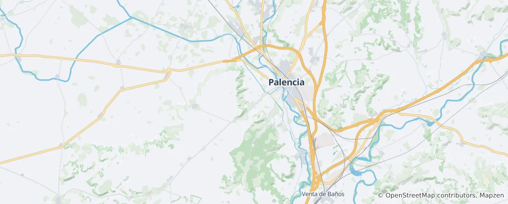 Mapa Palencia