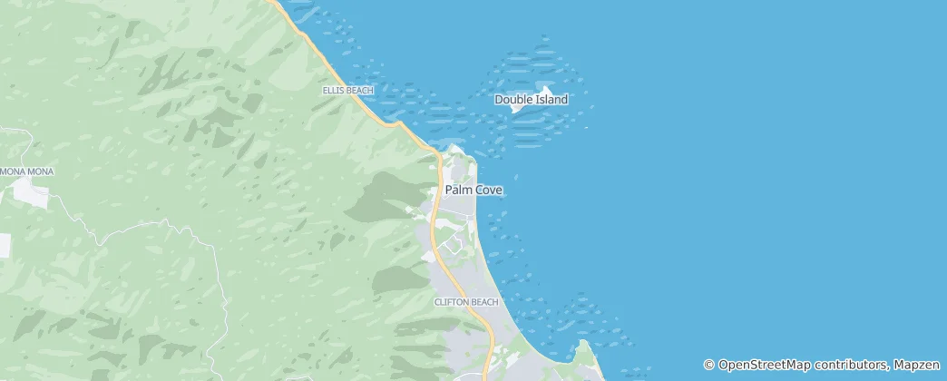 Map of Palm Cove