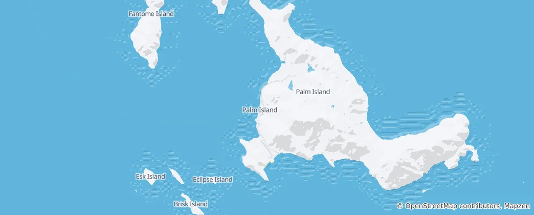 Map of Palm Island