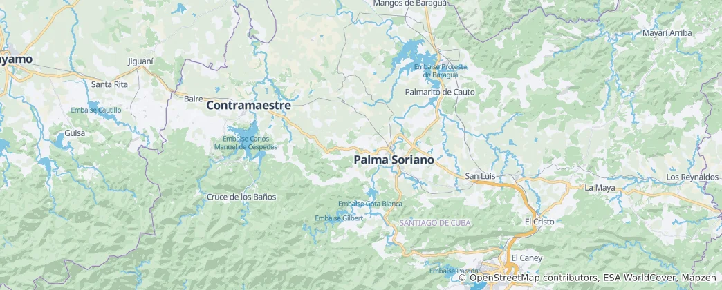 Map of Palma Soriano