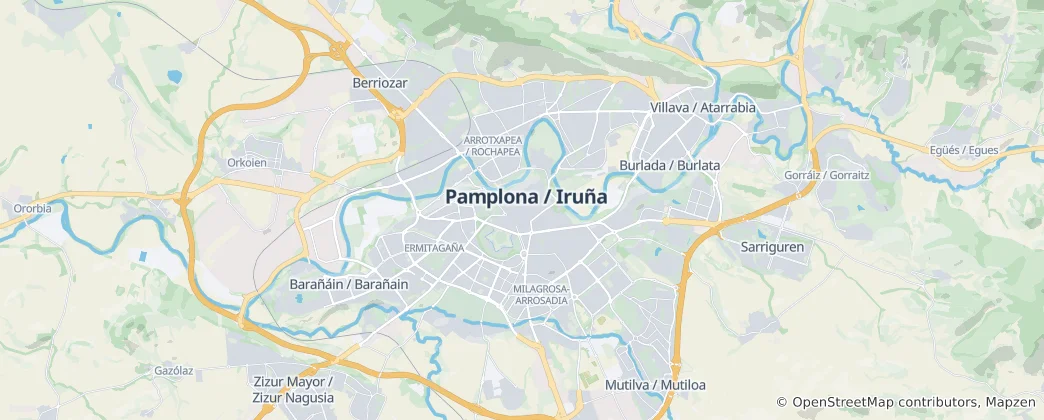 Mapa Pamplona/Iruña