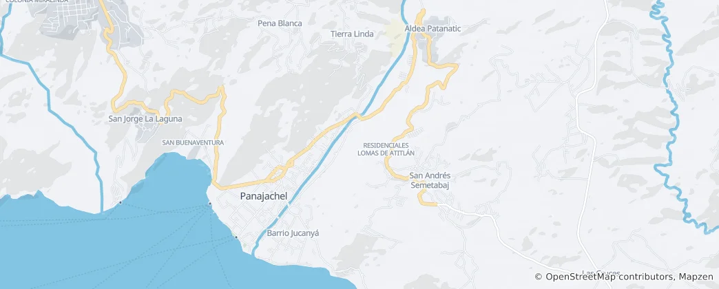 Map of Panajachel