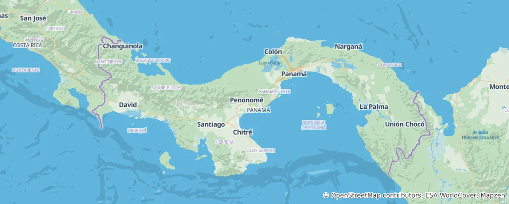 Map of Panama