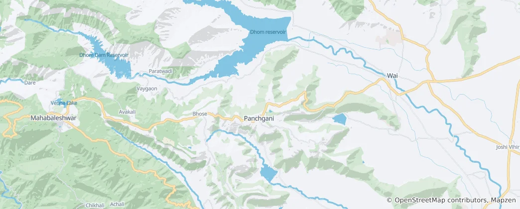 Map of Panchgani