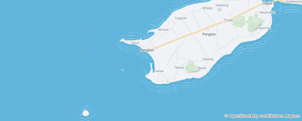 Map of Panglao