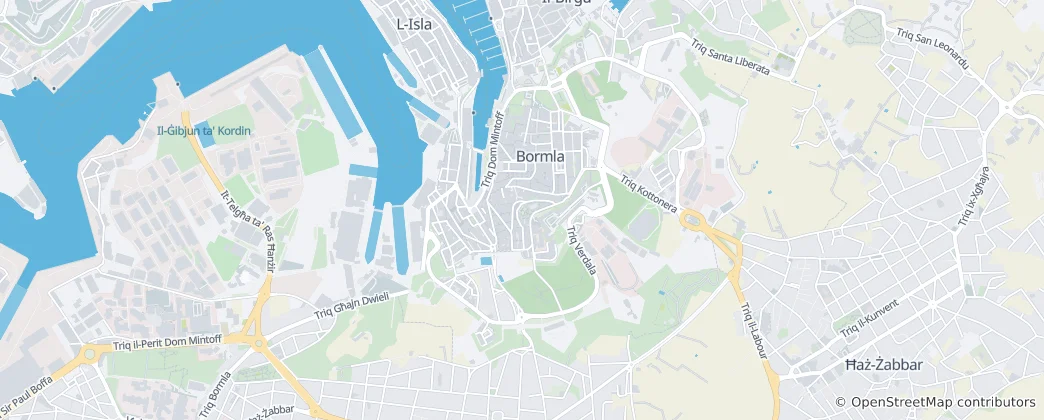 Map of Cospicua