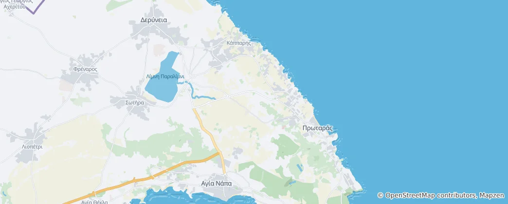Map of Paralimni