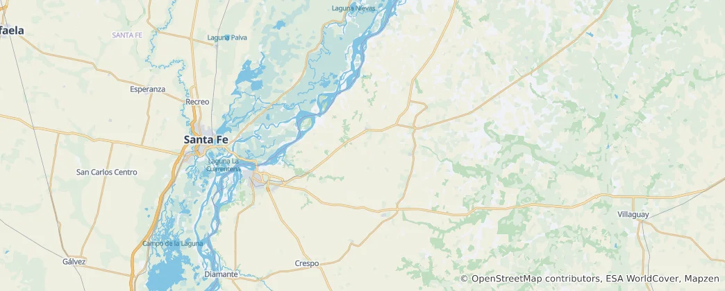 Mapa Paraná Department