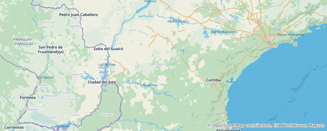 Karte von Paraná