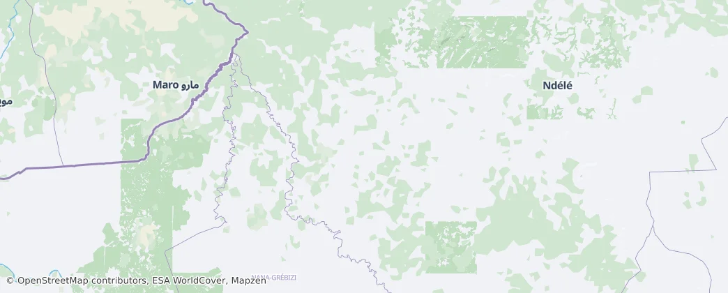 Parc National de Bamingui Bangoran — Map