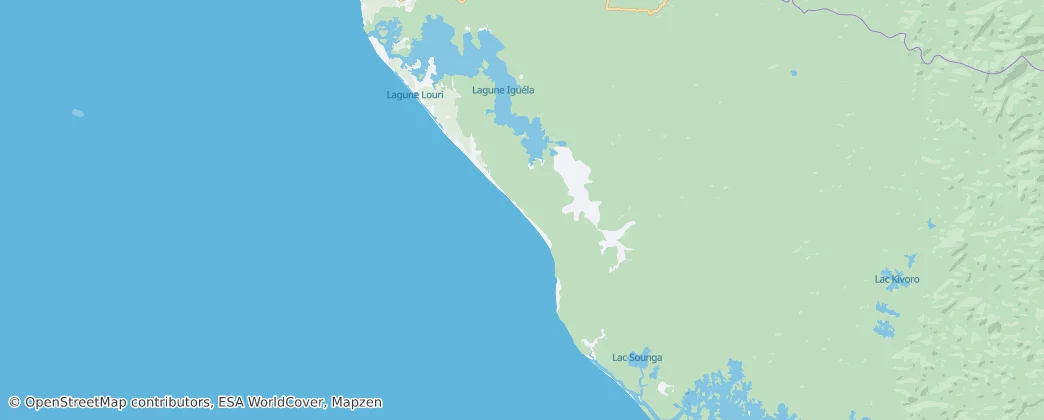 Parc National de Loango — Map