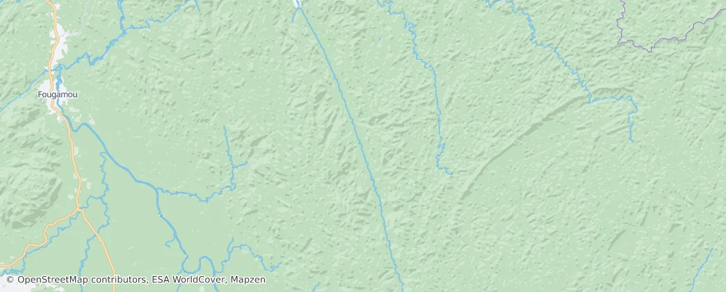 Parc national de Waka — Map