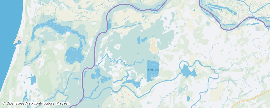 Parc National des oiseaux du Djoudj — Map
