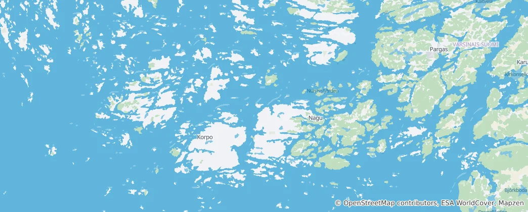 Map of Pargas
