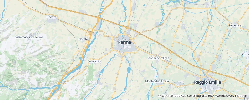 Mapa Parma