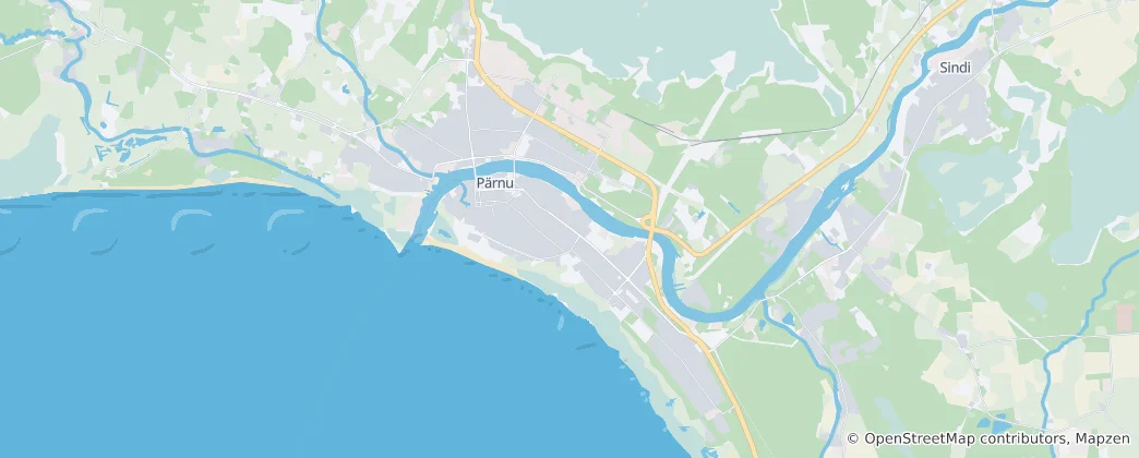 Mappa di Parnu