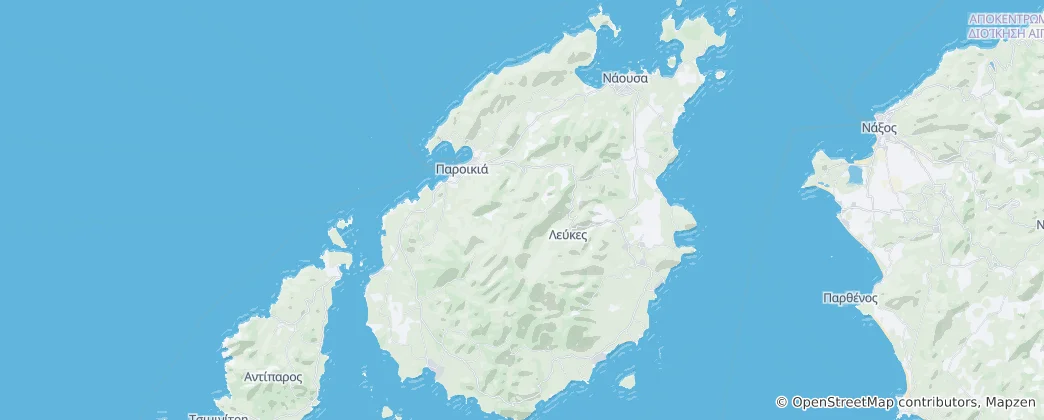 Map of Paros