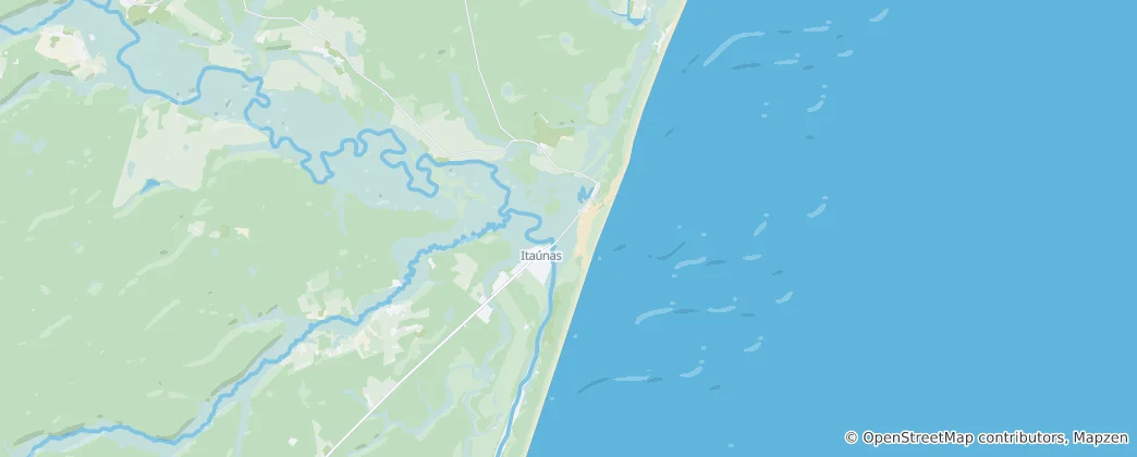 Mappa di Parque Estadual de Itaúnas
