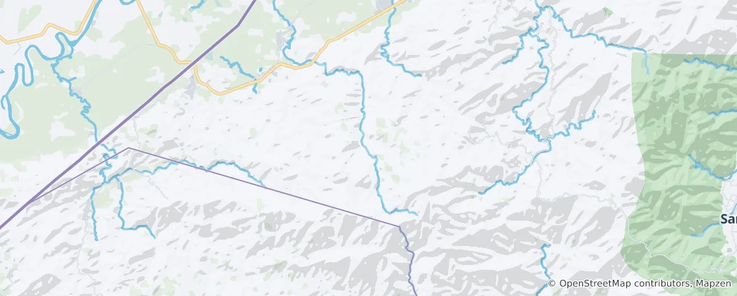 Mapa Parque Nacional Cusuco