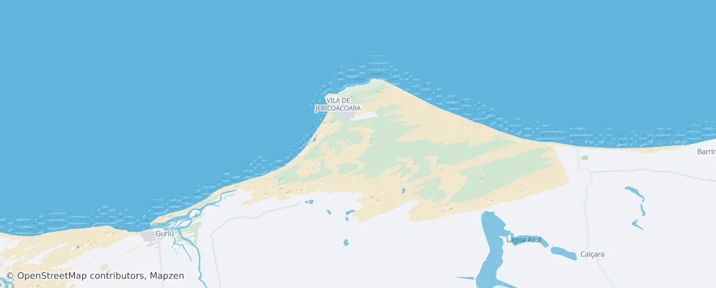 Parque Nacional de Jericoacoara — Mapa