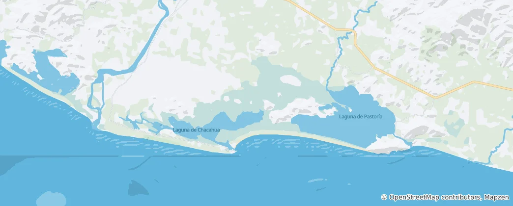 Mappa di Parque Nacional Lagunas de Chacahua