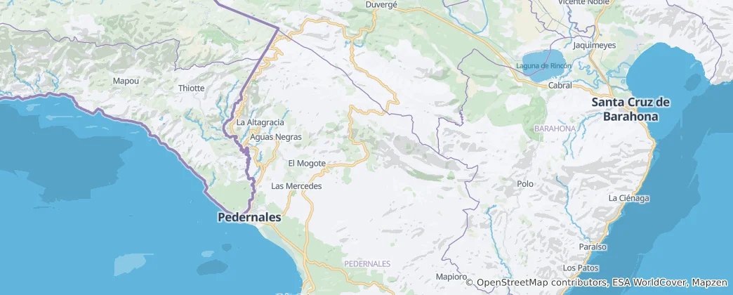 Mappa di Parque Nacional Sierra de Bahoruco