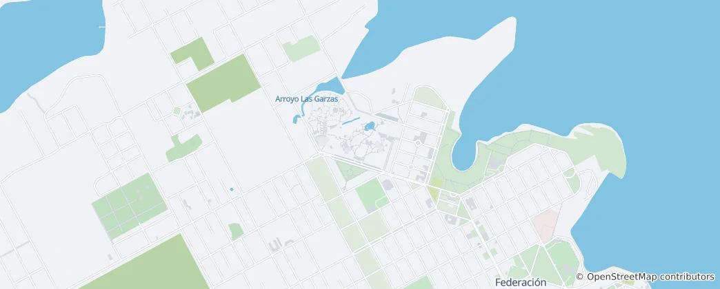 Mapa Parque termal Termas de Federación