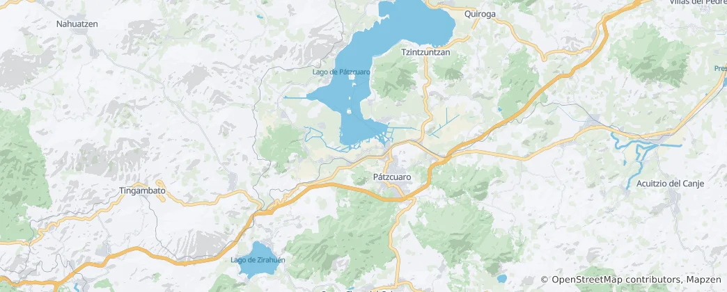 Mapa de Pátzcuaro