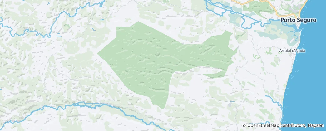 Mapa Pau Brasil National Park