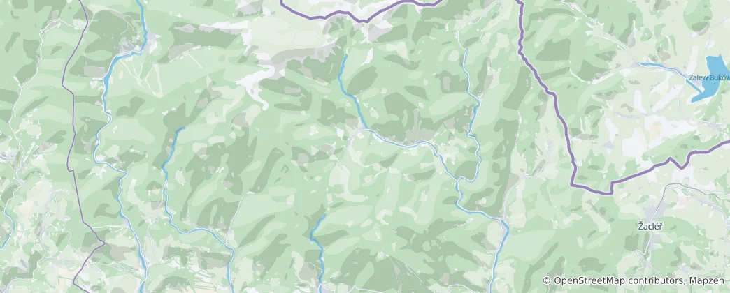Map of Pec pod Sněžkou