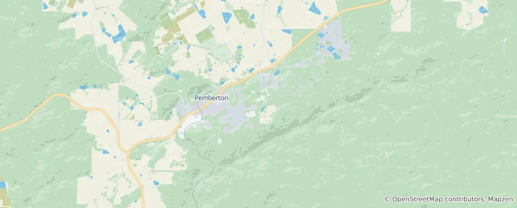 Térkép: Pemberton