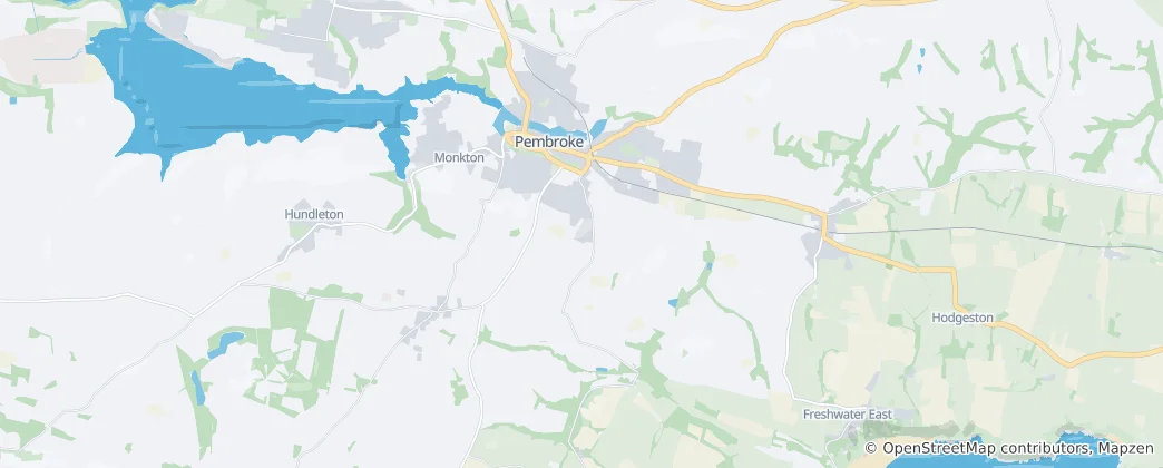 Mapa Pembroke