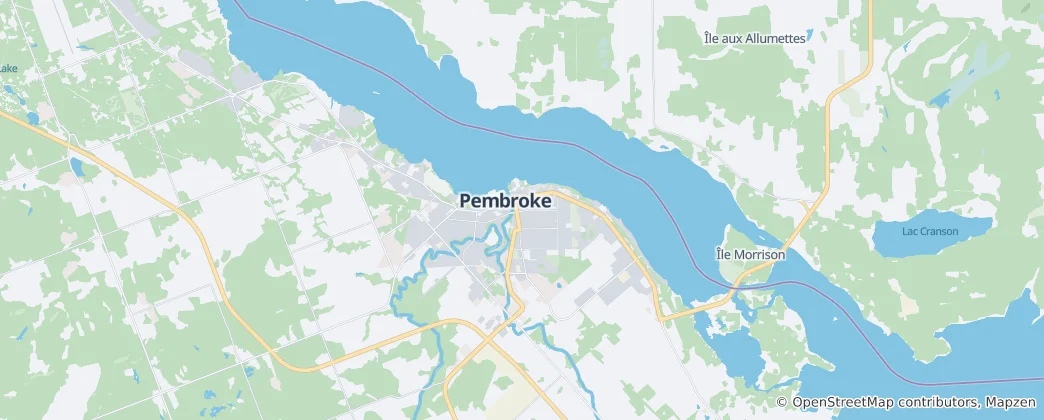 Map of Pembroke