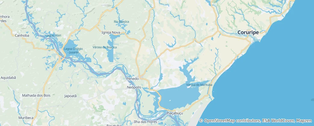 Mapa Penedo