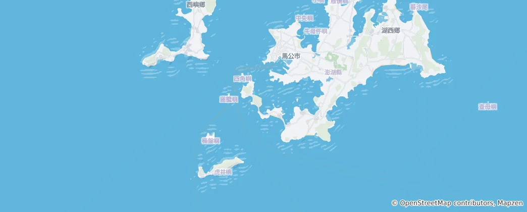 Map of Penghu County