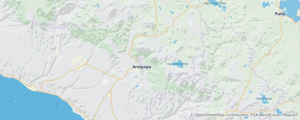 Mapa Arequipa Province