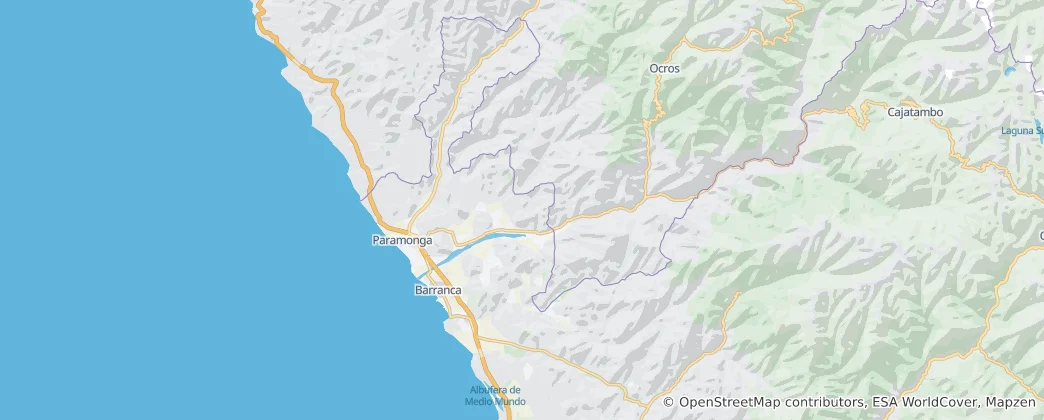 Mapa Barranca Province