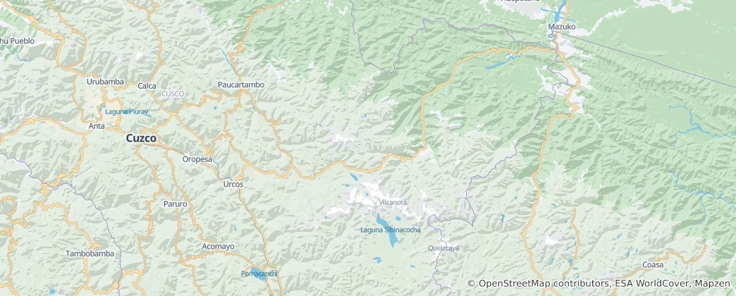 Mappa di provincia di Quispicanchi