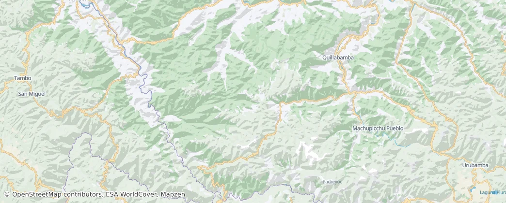 Vilcabamba — mapa