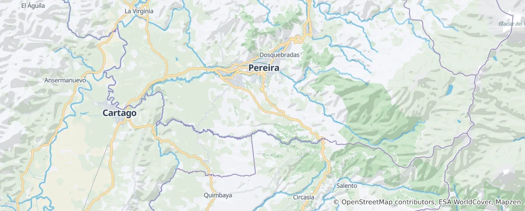 Térkép: Pereira