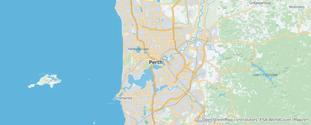 Térkép: Perth