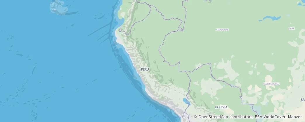 Map of Peru