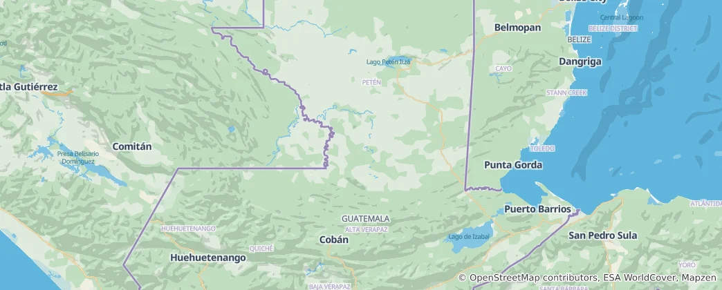 Mapa Petén