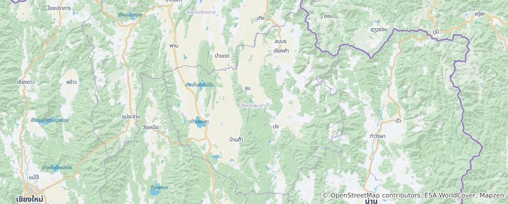 Map of Phayao Province